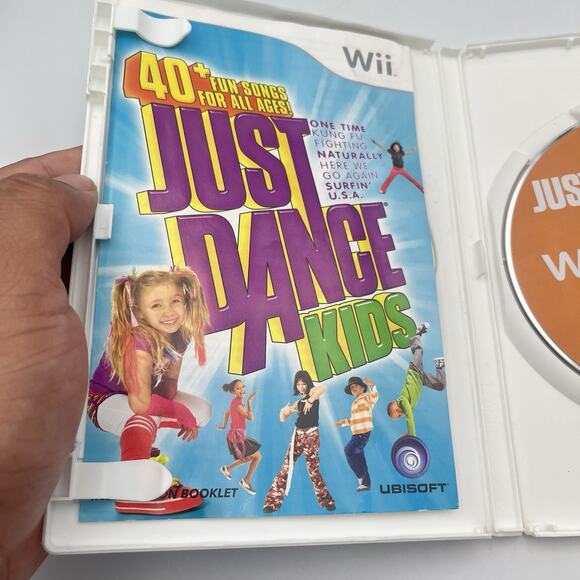 Just Dance Kids (Nintendo Wii, 2010) CIB Manual Cover Art Disk - Picture 9 of 9